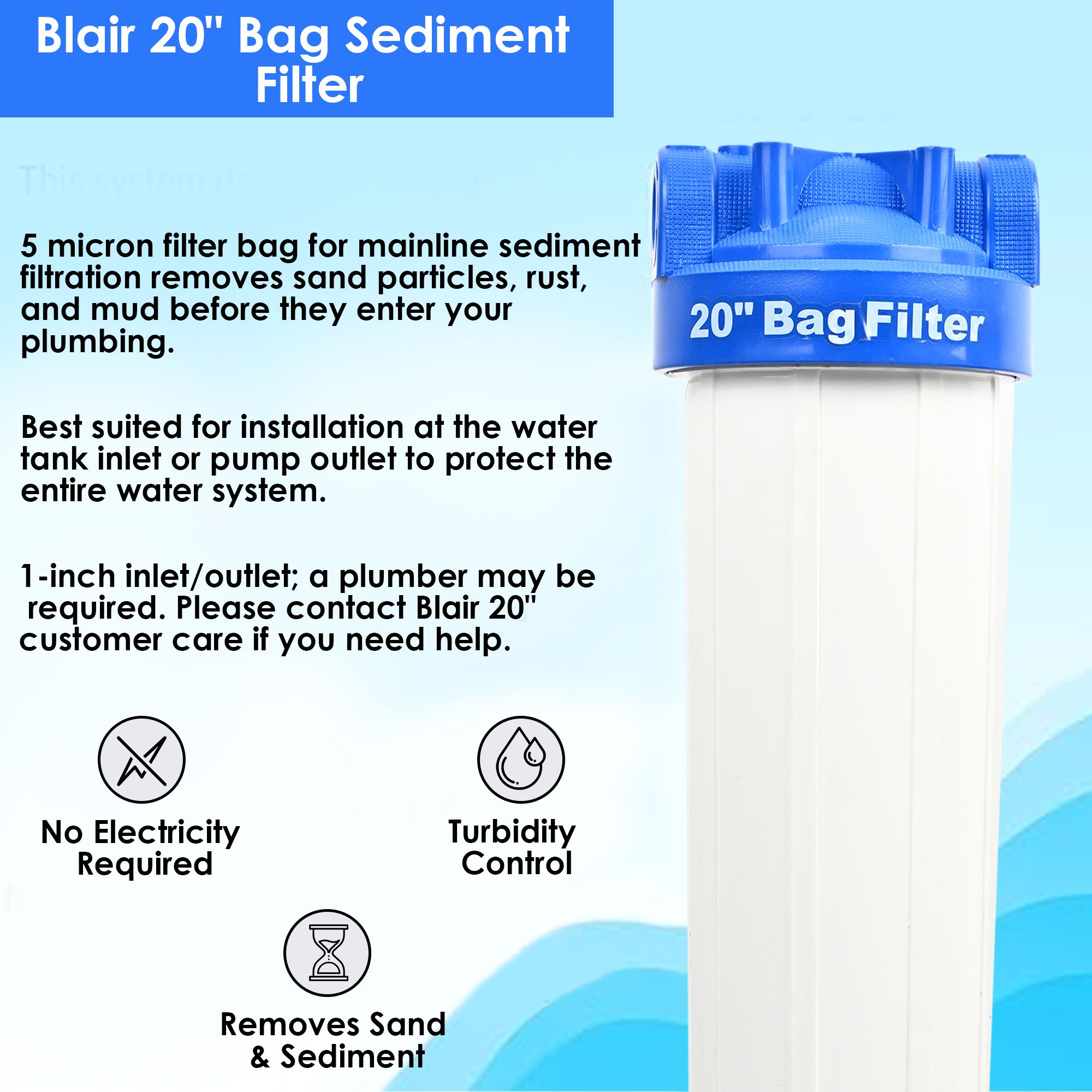 20 Bag Filter(White Blue Push-in Fridge Filter-image-21
