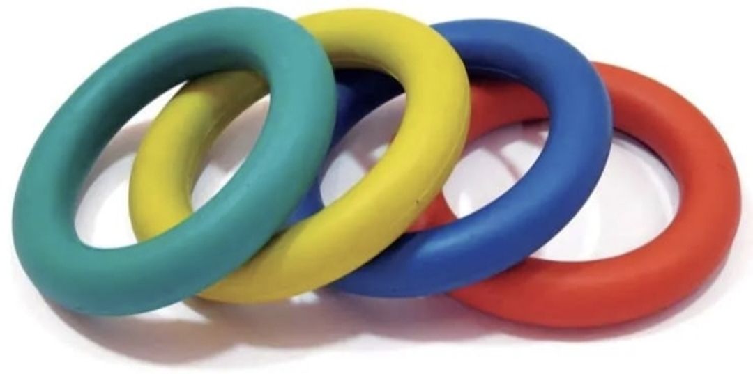 Plane Frisbee ring multicolour Rubber Tennikoit Ring-image-39