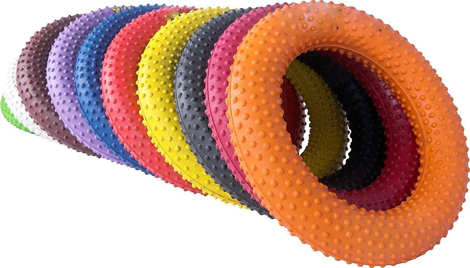 Rubber Ring Multicolour Pack of 3 Rubber Tennikoit Ring