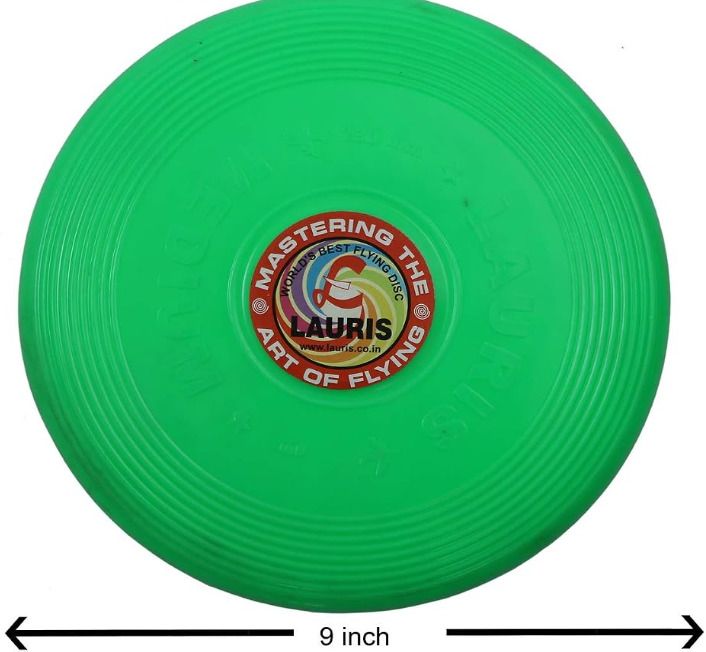 Frisbee flying disk Green - 28 cm diameter for kids / Plastic Sports Frisbee-image-27