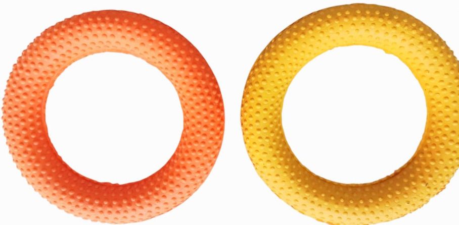 Deck Tennis Rings: Outdoor Party, Beach & Playground Game for Adults, Kids Rubber Sports Frisbee