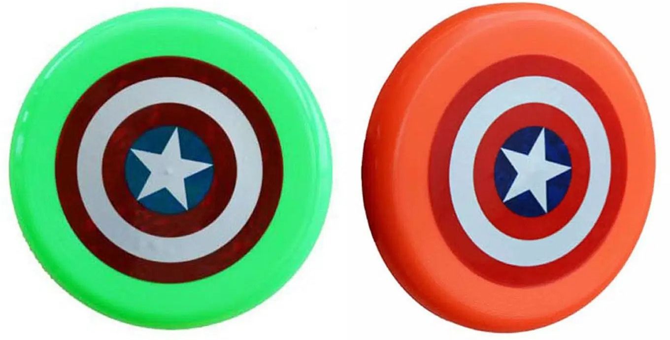 2 Pcs Flying Disc Frisbee Ring for Throw Sports, Outdoor, Picnic Adventure Fun Plastic Sports Frisbee