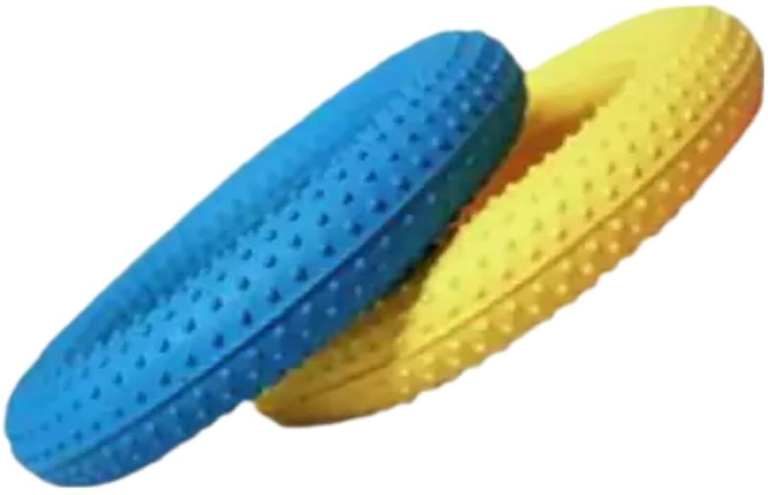 Dotted Tennikoit Ring Kids Playing, Tennis Ring 2 PC Rubber Tennikoit Ring