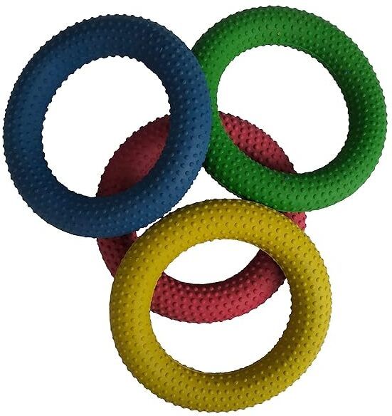 arineo Rubber Ring Outdoor Party Playground Throw and Catch Rubber Tennikoit Ring-picture-29