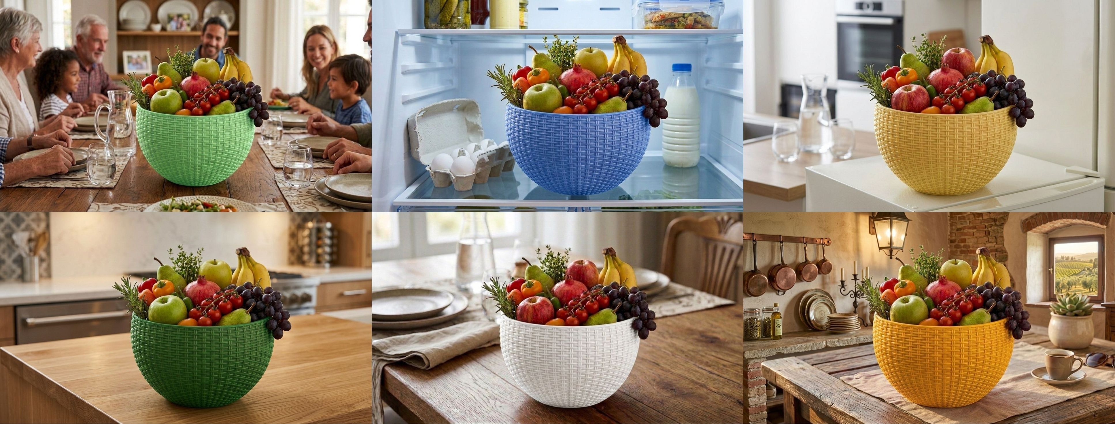 bluevista Multi SmartKitchen Basket Plastic Fruit & Vegetable Basket-picture-20