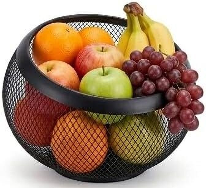 zaira Iron MeshPro Round Organizer Basket Storage Basket-picture-48
