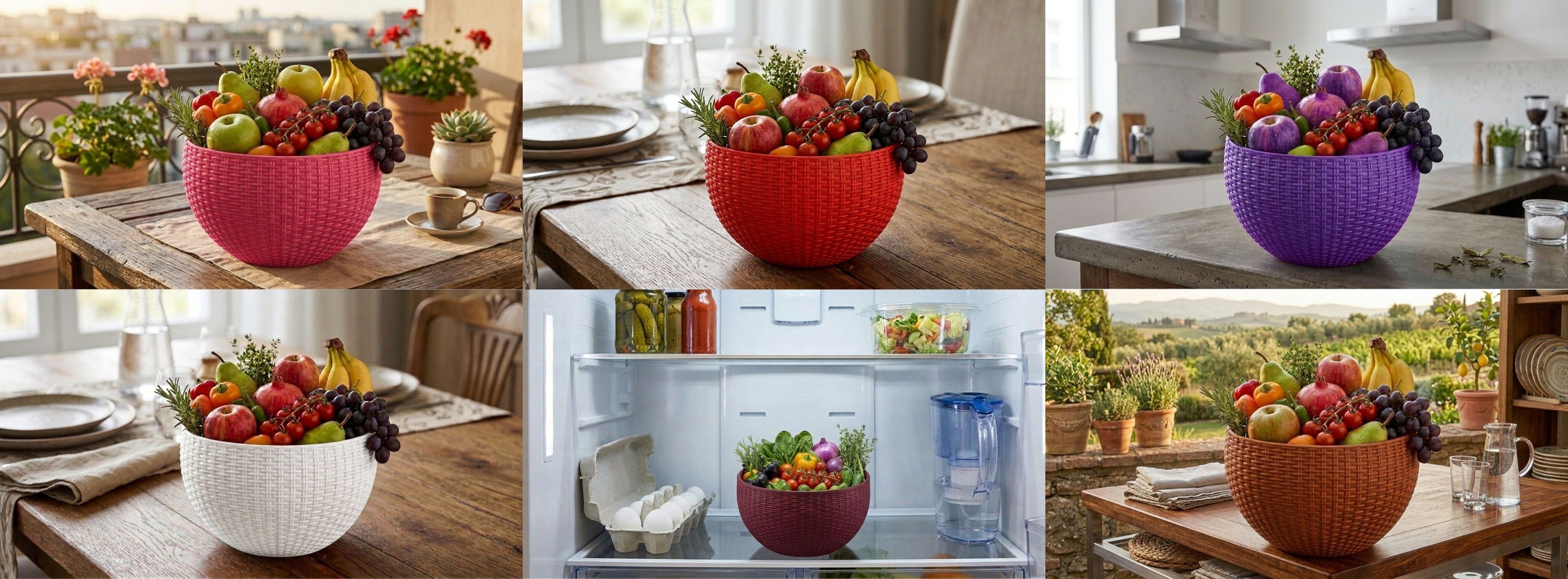 Plastic Fruit & Vegetable Basket-image-47