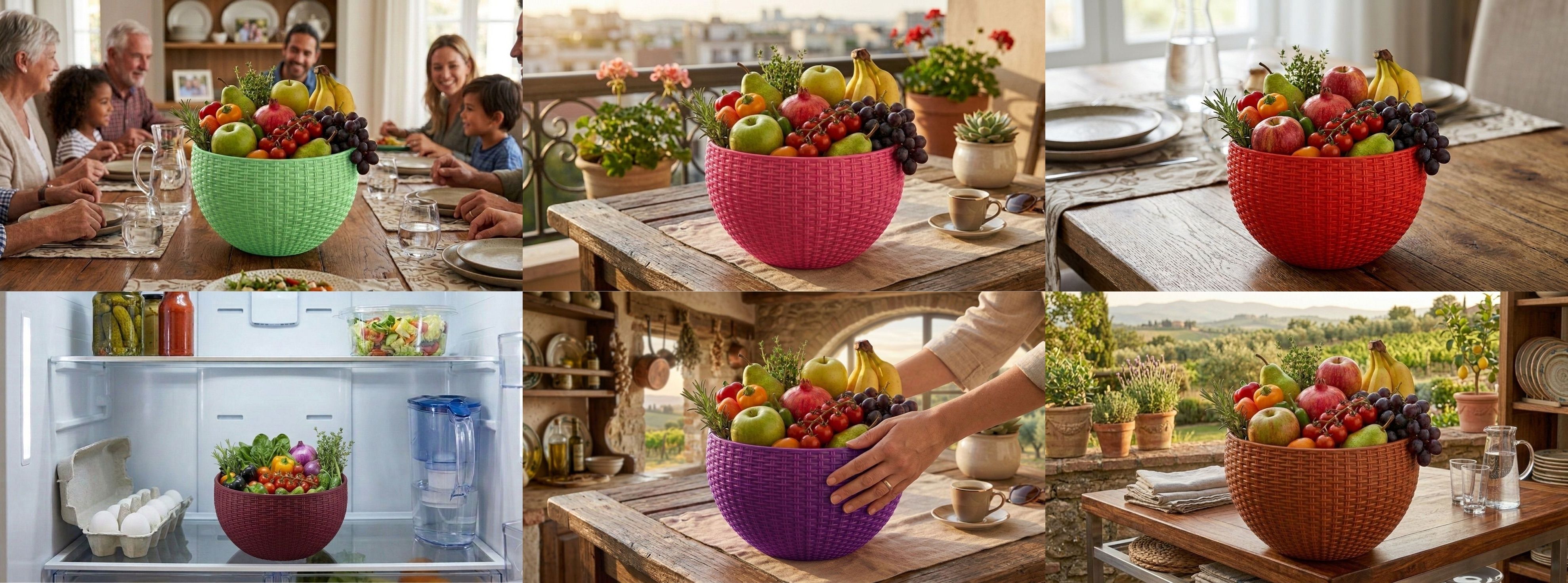 Plastic Fruit & Vegetable Basket-image-49