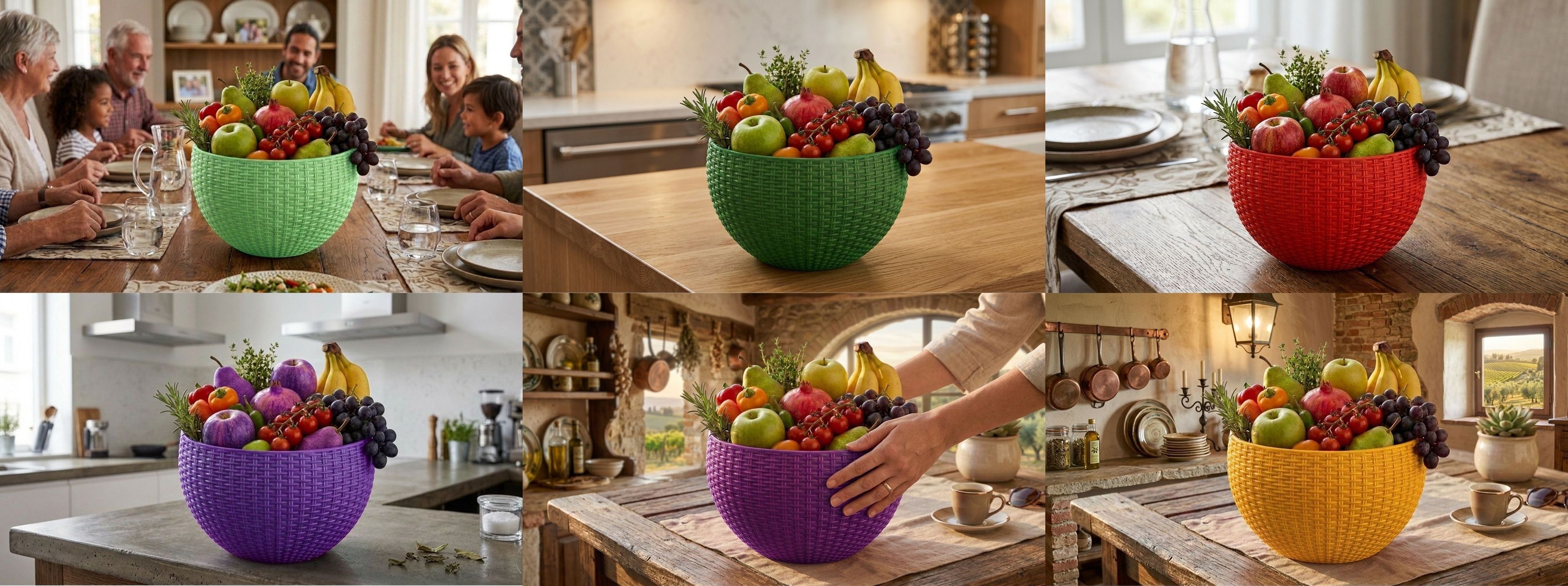blooming furnancy Multi SmartKitchen Basket Plastic Fruit & Vegetable Basket-picture-26
