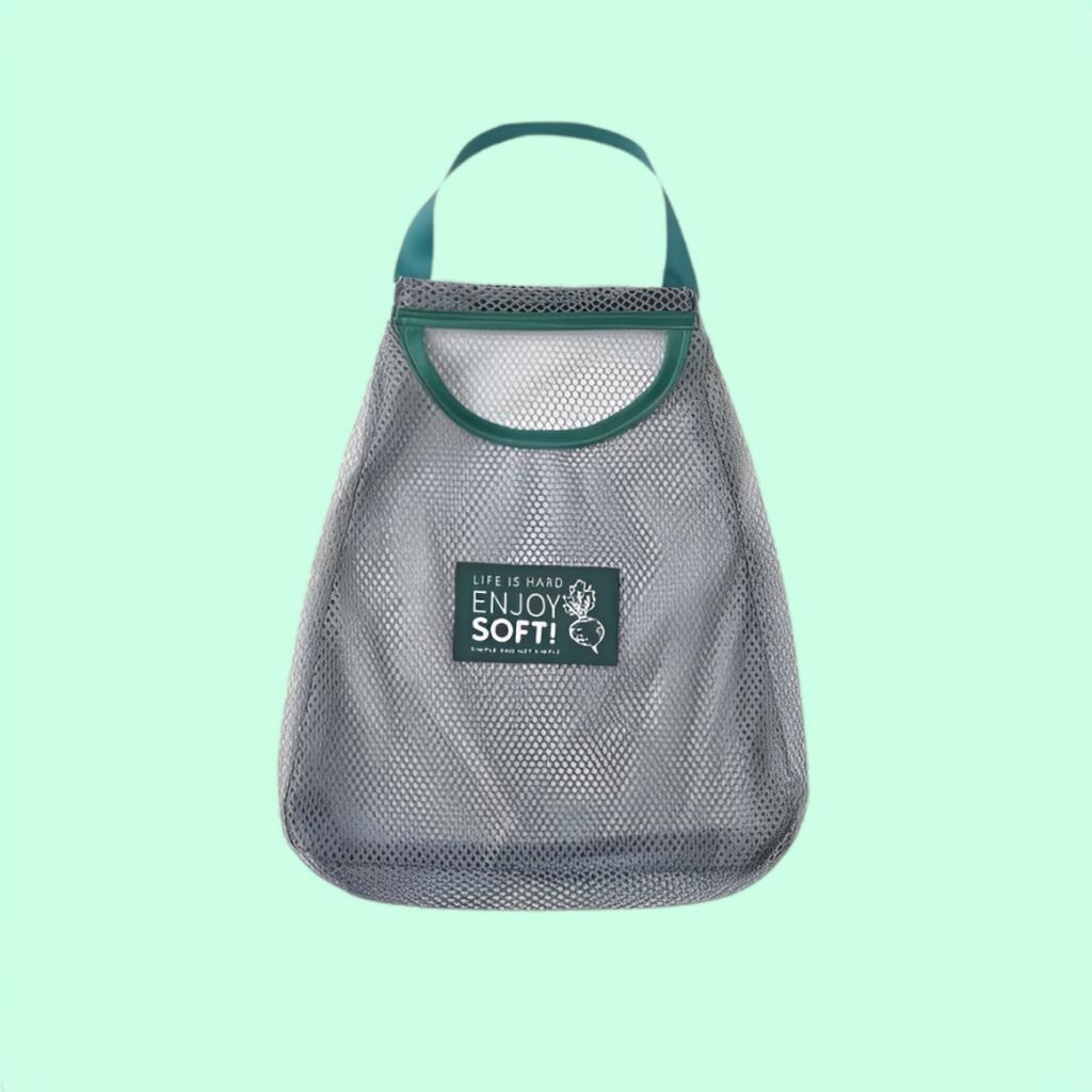 Utility Net Bag for Fruits Vegetables Storage Polyester Fruit & Vegetable Basket-image-43