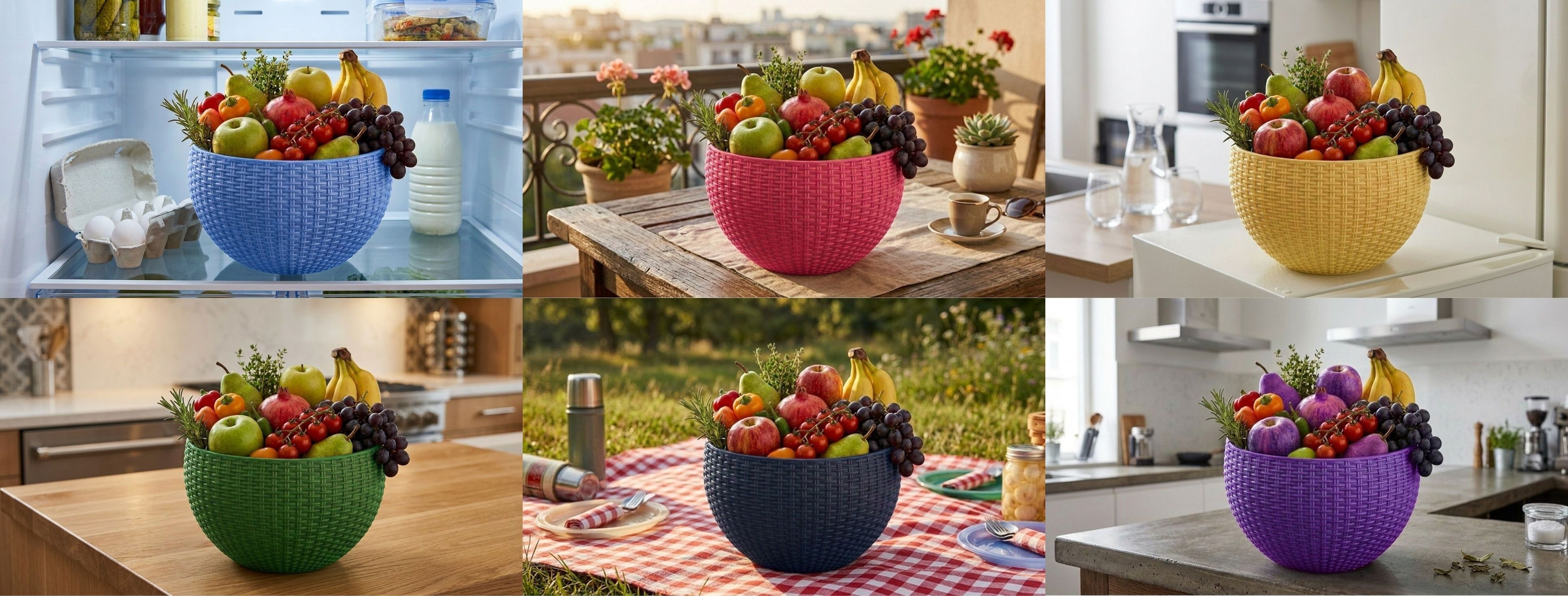 Plastic Fruit & Vegetable Basket-image-23