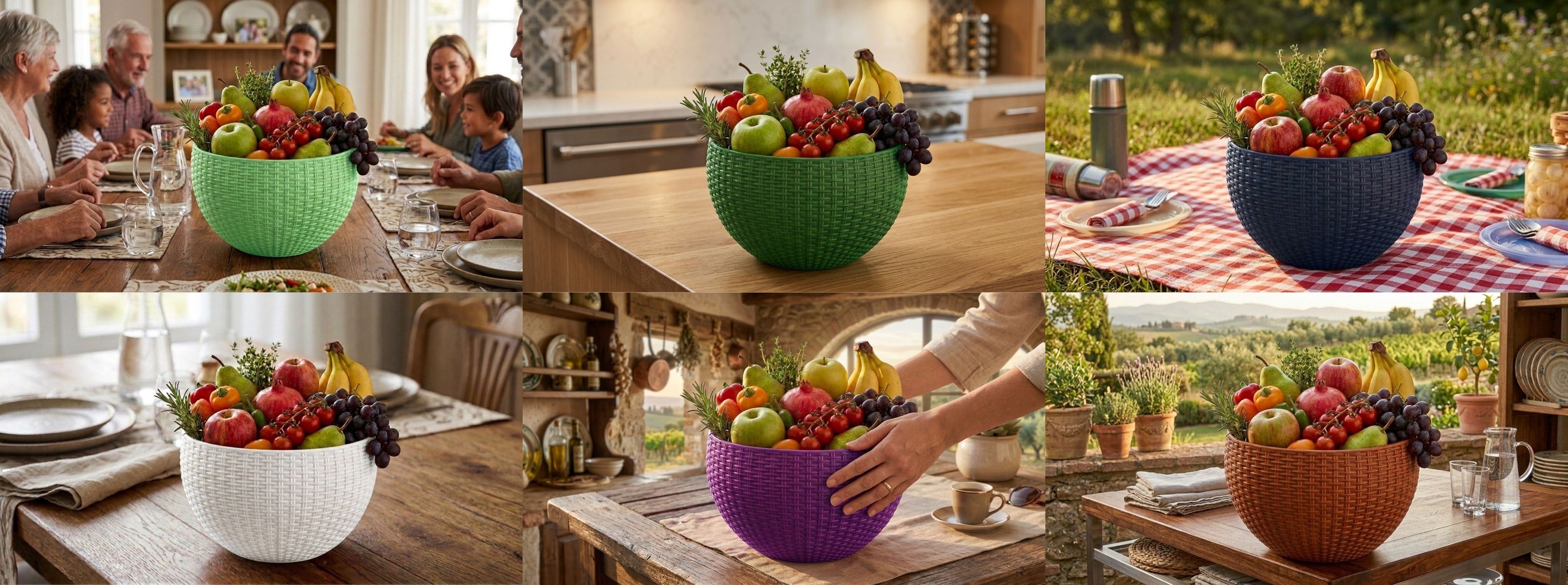blooming furnancy Multi SmartKitchen Basket Plastic Fruit & Vegetable Basket-picture-45