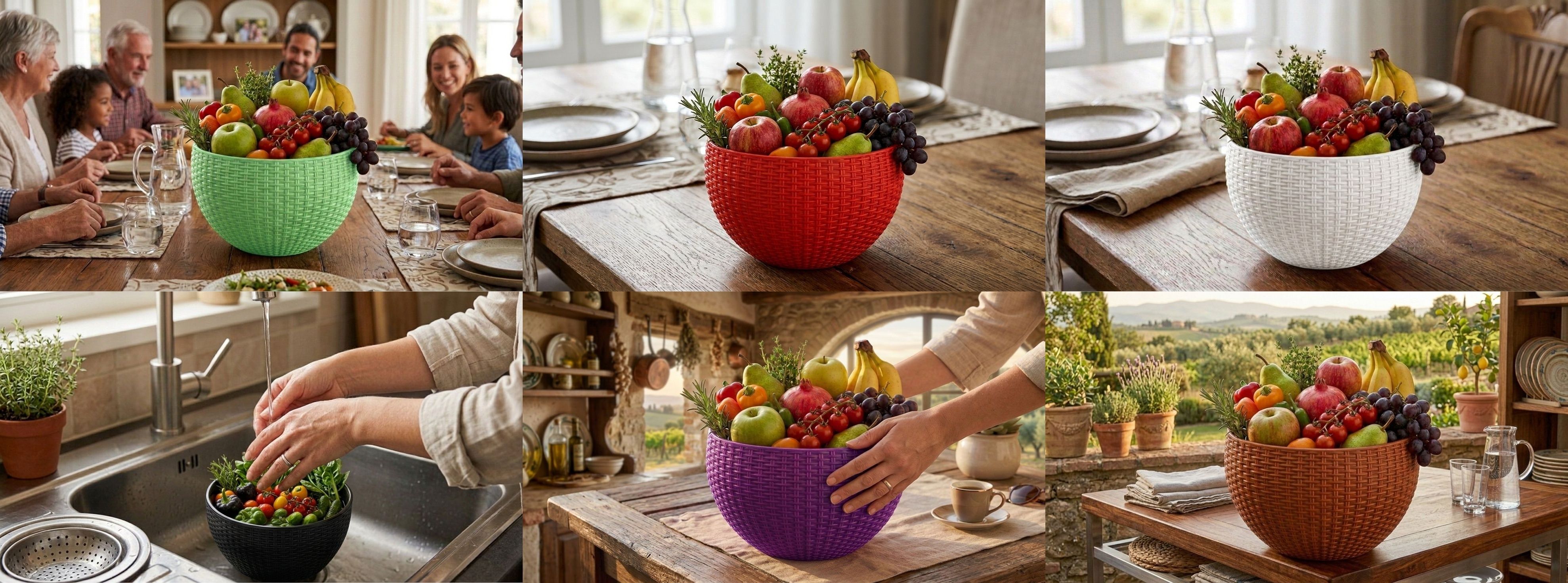 blooming furnancy Multi SmartKitchen Basket Plastic Fruit & Vegetable Basket-picture-10