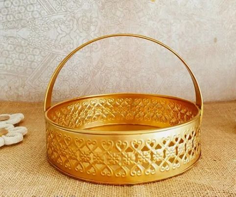 Puja Basket Iron Fruit & Vegetable Basket-image-32