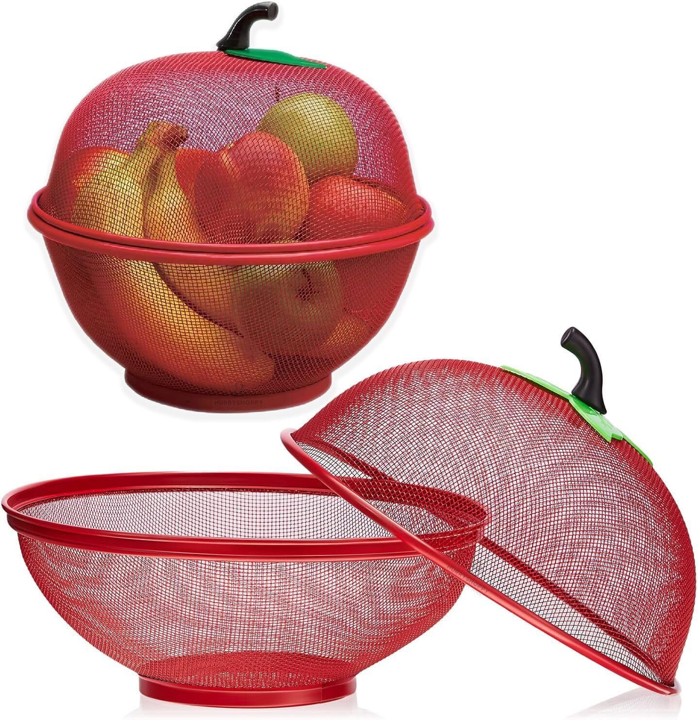 Apple Delight Fruit Basket Stainless Steel Fruit & Vegetable Basket-image-27