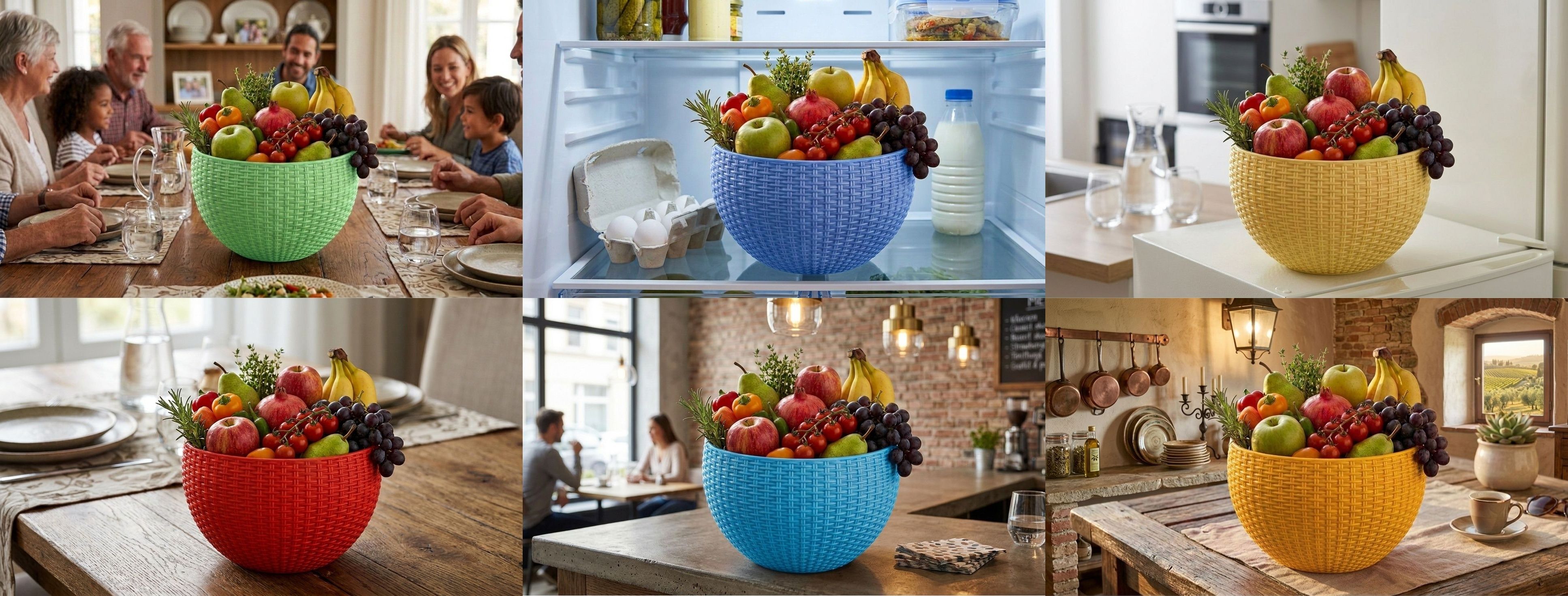 blooming furnancy Multi SmartKitchen Basket Plastic Fruit & Vegetable Basket-picture-17