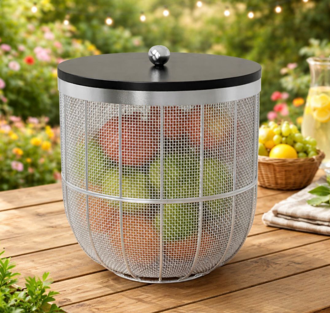 silverfruitbasket Stainless Steel Fruit & Vegetable Basket-image-4