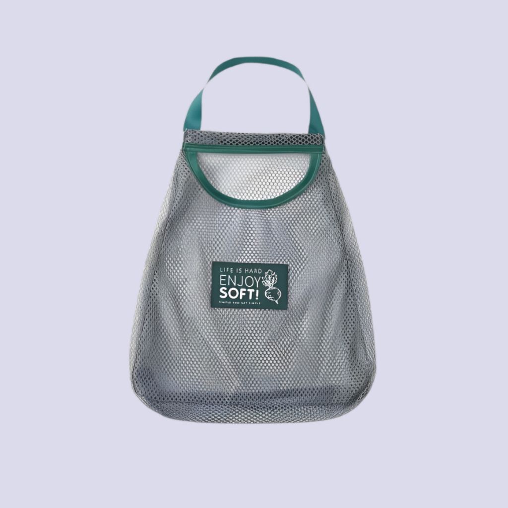 Durable Mesh Organizer Bag with Handle Polyester Fruit & Vegetable Basket-image-18