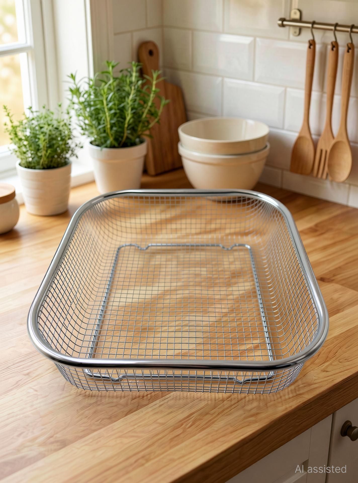 h. b enterprise Vegetable Washing Basket Stainless Steel Fruit & Vegetable Basket-picture-20