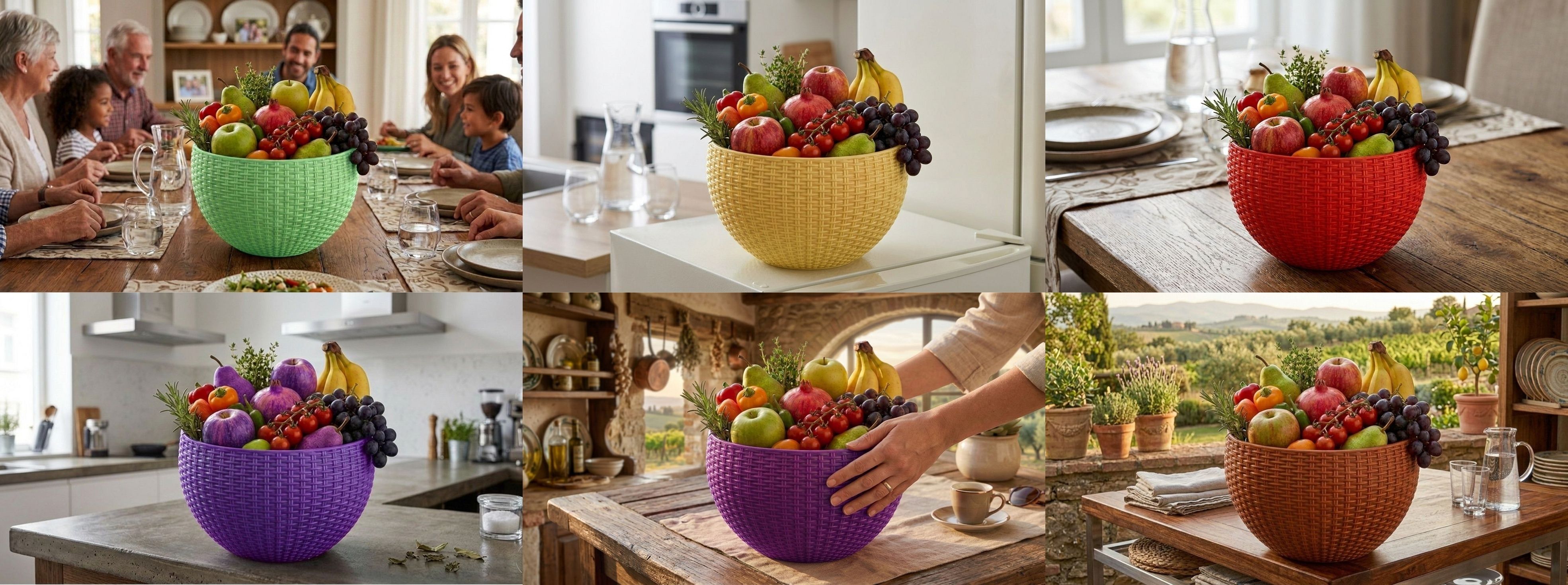 blooming furnancy Multi SmartKitchen Basket Plastic Fruit & Vegetable Basket-picture-41