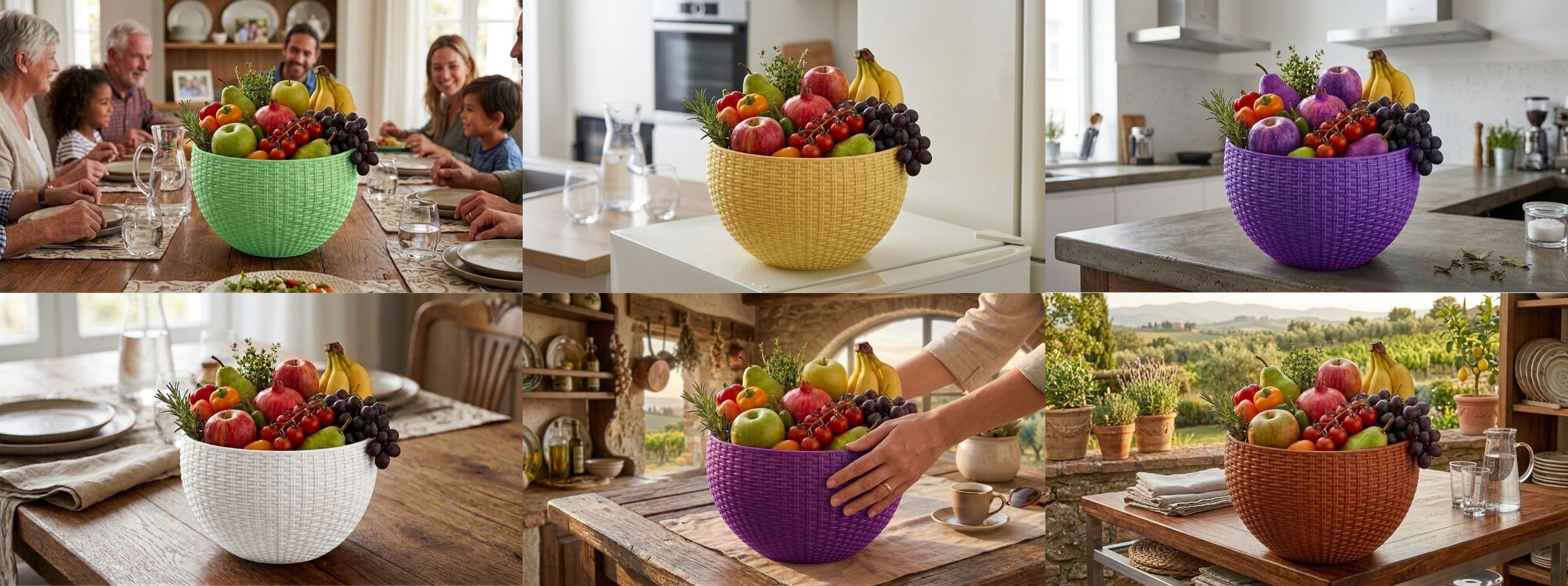 blooming furnancy Multi SmartKitchen Basket Plastic Fruit & Vegetable Basket-picture-39