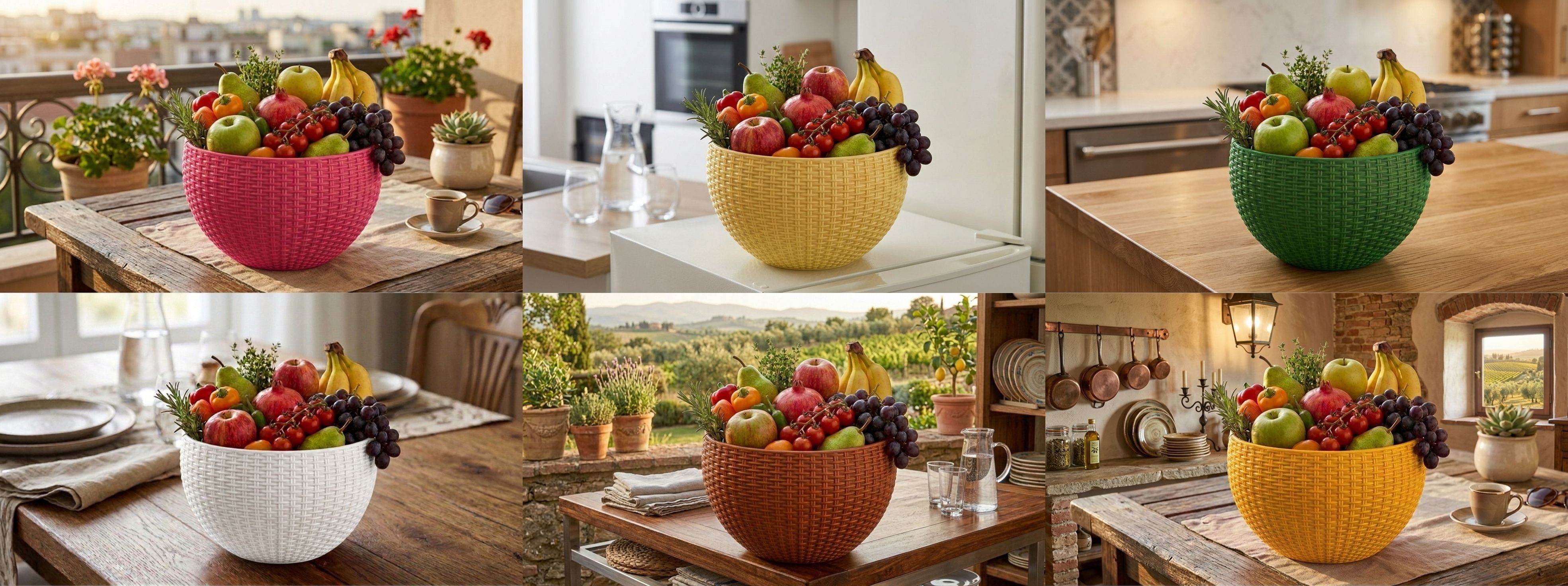 blooming furnancy Multi SmartKitchen Basket Plastic Fruit & Vegetable Basket-picture-11