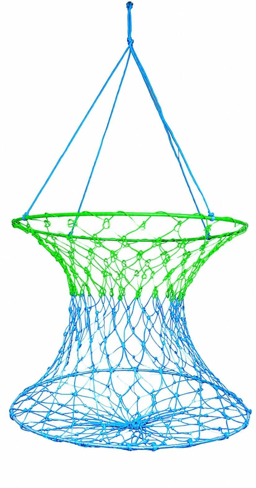 Hanging Fruit Basket for Kitchen Storage, Green , BlueFinish Iron Fruit & Vegetable Basket-image-10