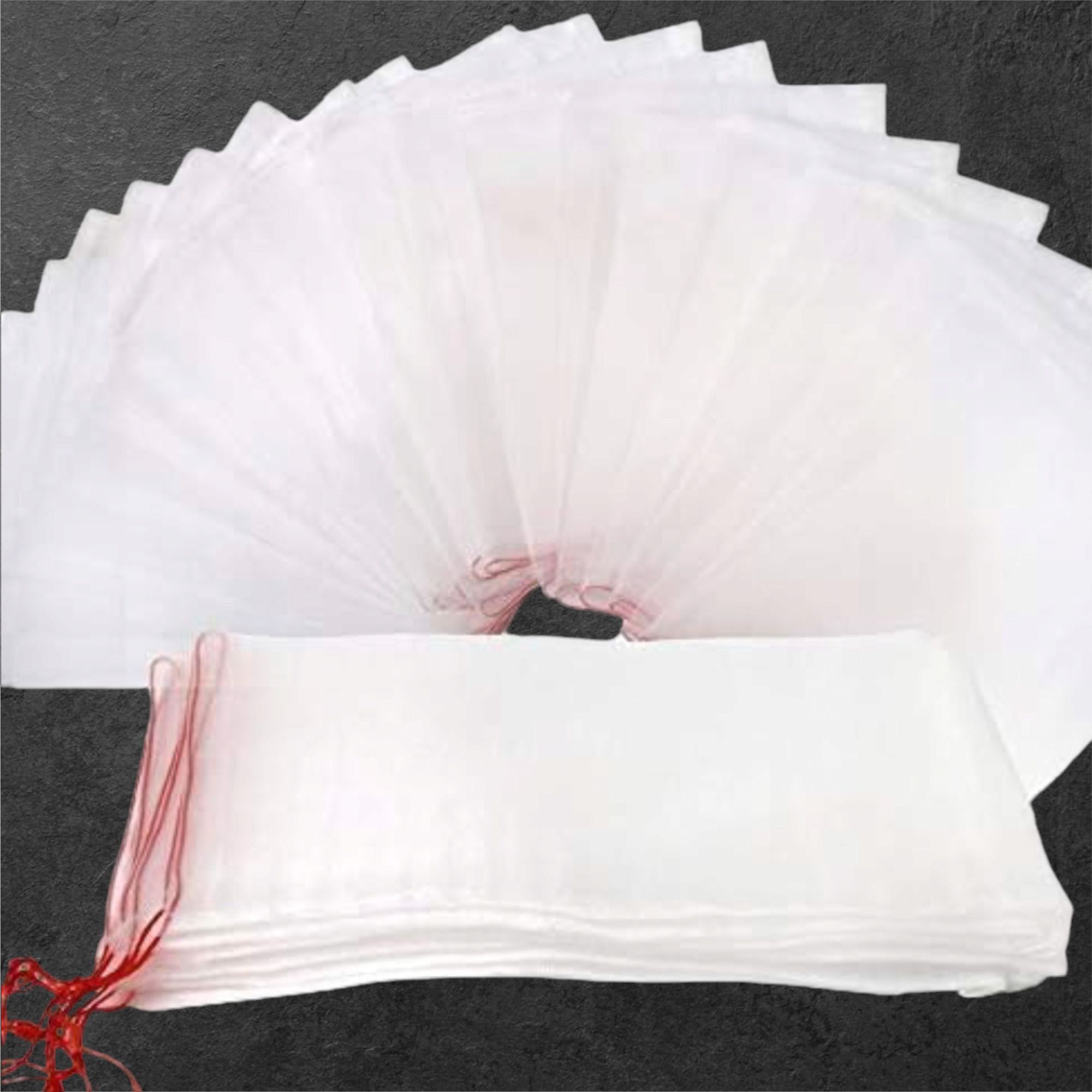 Eco-Friendly Small Vegetable Net Bag for Fresh Produce multicolour (pack of 30) Nylon Fruit & Vegetable Basket-image-13
