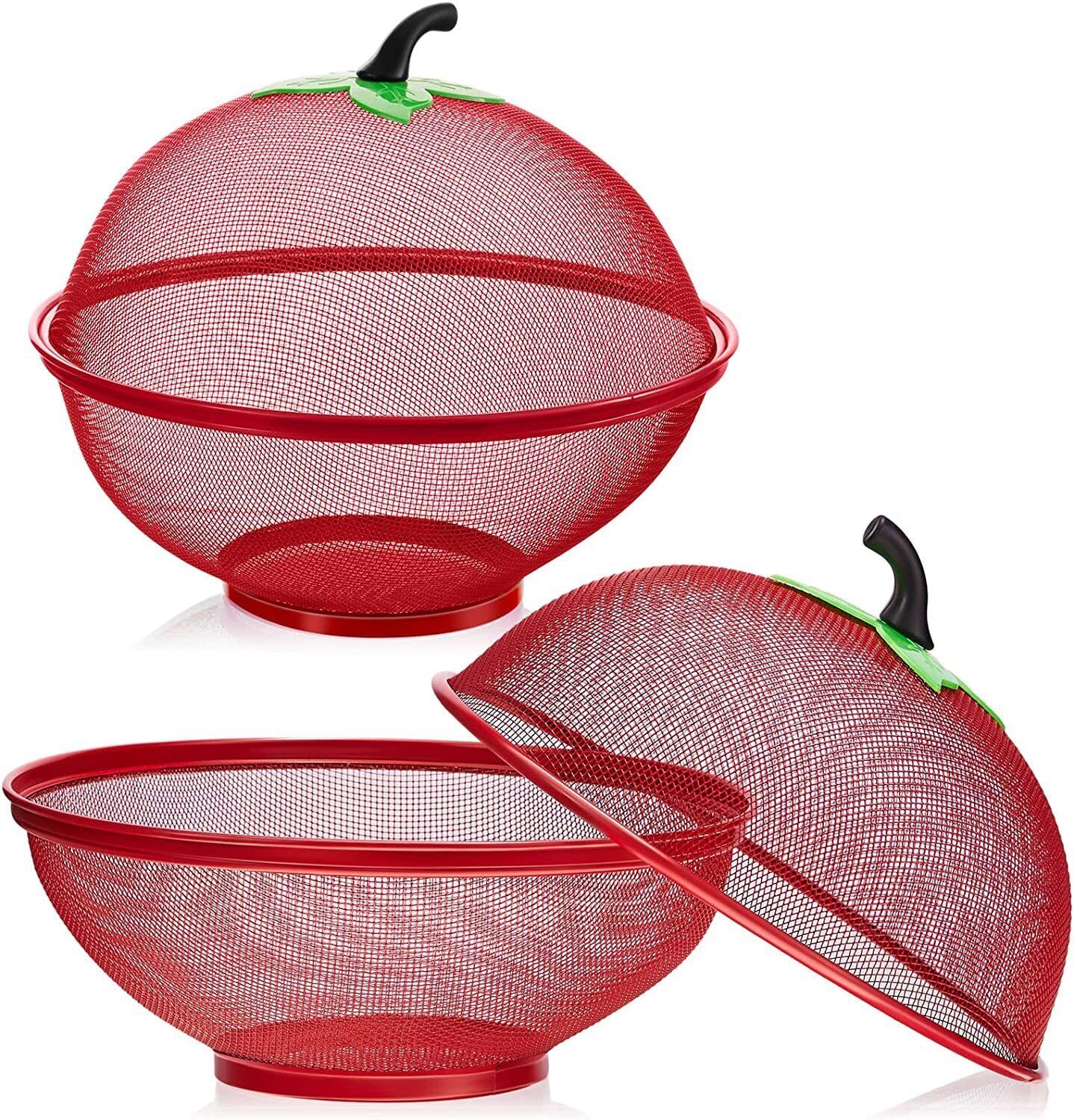 Apple Shape Net Fruits Basket For Kitchen Steel Fruit & Vegetable Basket