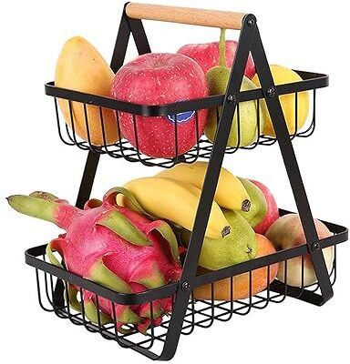 Iron FreshStore 2-Tier Basket Storage Basket-image-12