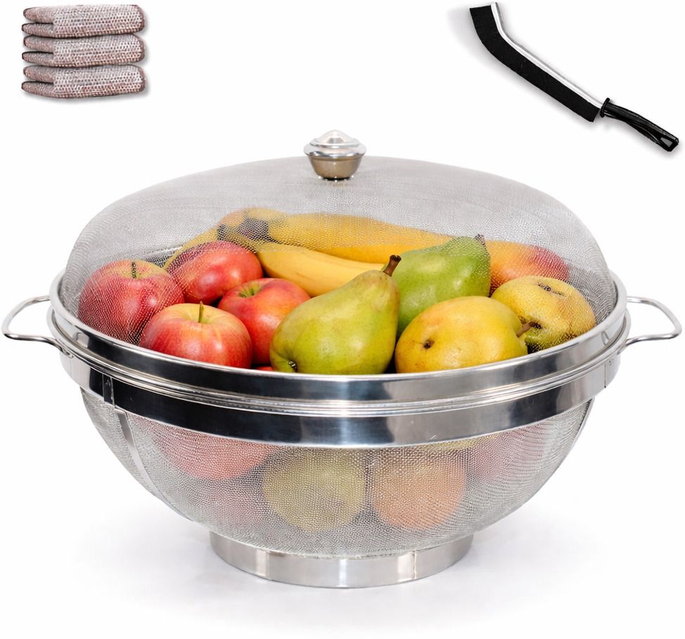 vinart Stainless Steel VIN-FRT-BSKT-10 Storage Basket-picture-16