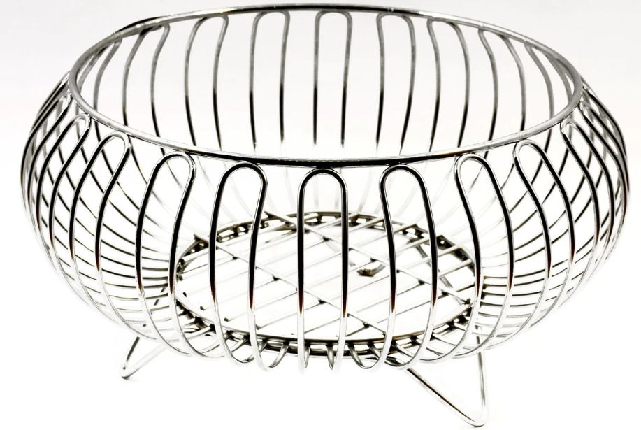Fruit Basket – Elegant Metal Wire Fruit Bowl for Kitchen & Dining Table Steel Fruit & Vegetable Basket-image-19
