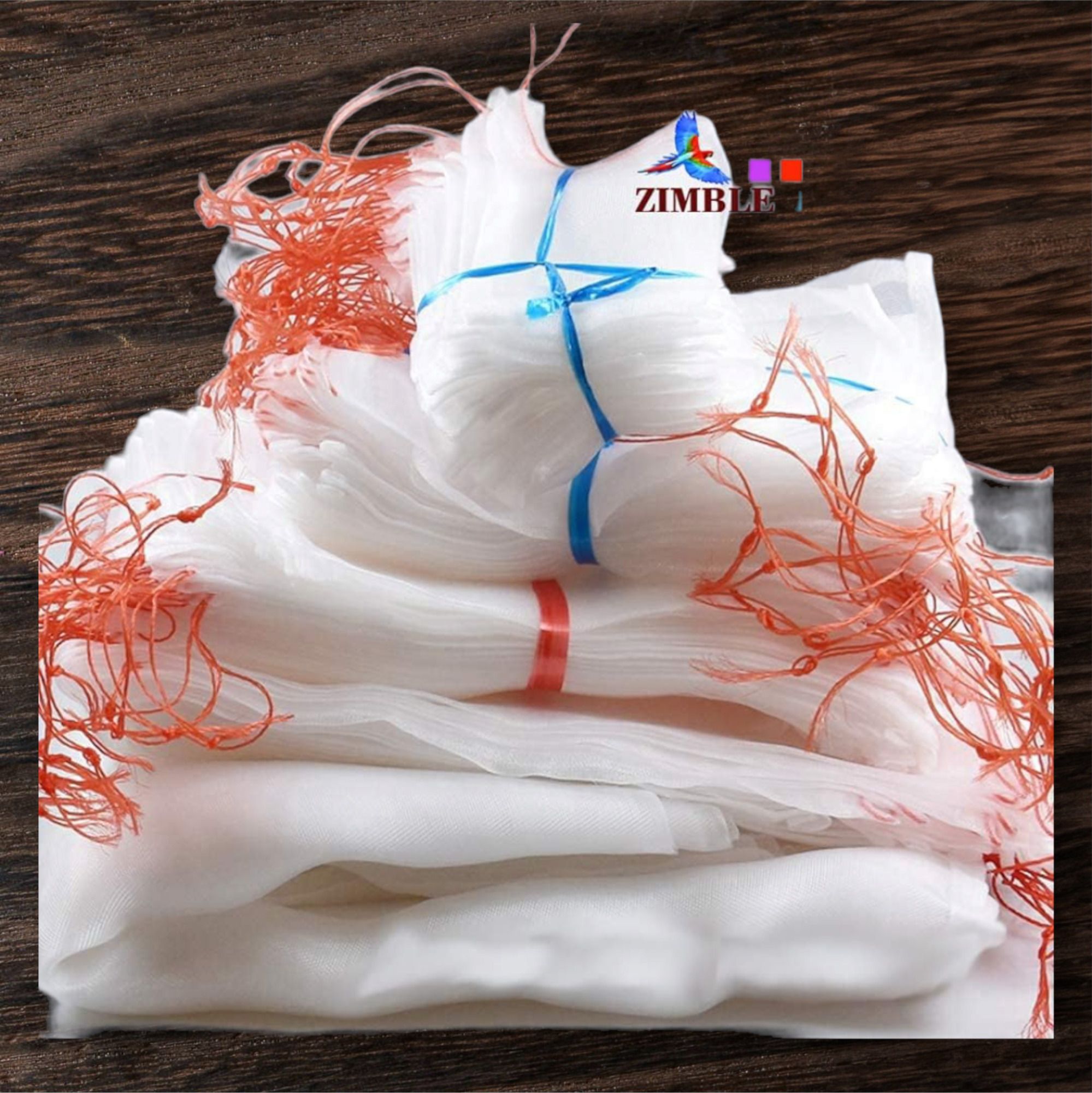 zimble Eco-Friendly Vegetable Net Bag (pack of 10) 6x10 inch Nylon Fruit & Vegetable Basket-picture-13