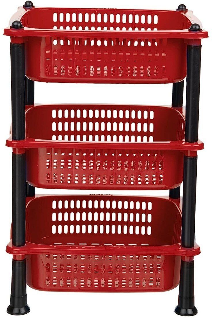 Plastic Plastic Kitchen Basket Rack Vegetables & Office ,Onion Basket Fruits Plastic Fruit & Vegetable Basket