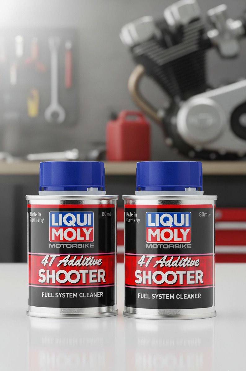 Motorbike 4T Shooter - Fuel System Cleaner & Performance Booster (Pack of 2) Fuel Injector Cleaner