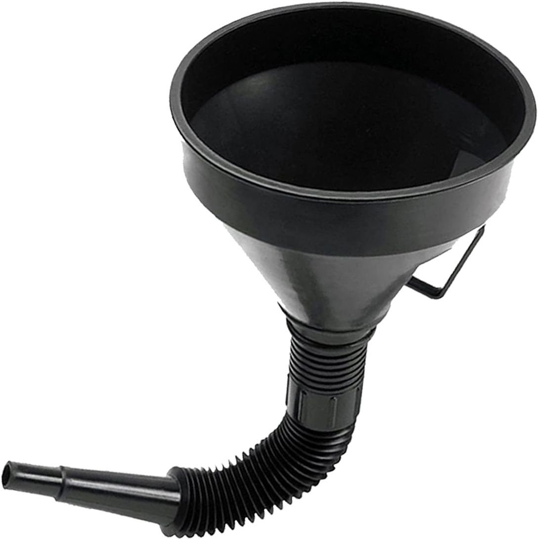 inditrust 1pc 2 in 1 Plastic Funnel Can Spout for Oil, Water, Fuel, Petrol,Diesel,Gasoline Plastic Funnel-picture-2