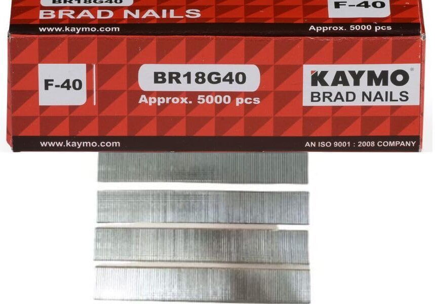 kaymo BR18G40 Pneumatic Brad Nails F-40mm, Galvanized Finish Nails 5000 Pieces Pneumatic Nailer-picture-27