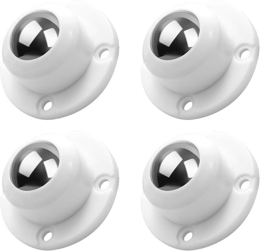 tecnoviq Self Adhesive Caster Wheels 200Kg Loading Capacity SS Transfer Bearing Ball Swivel Furniture Caster-picture-24