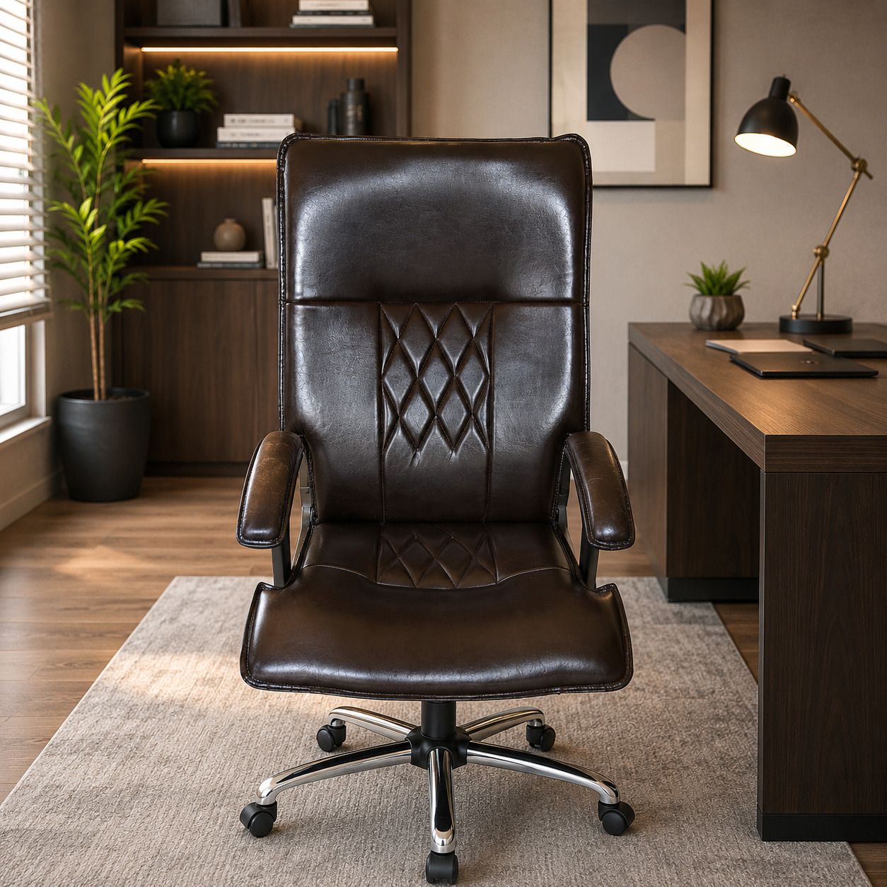 Arpush Office Chair Fabric, Leatherette, NA Office Executive Chair-picture-13