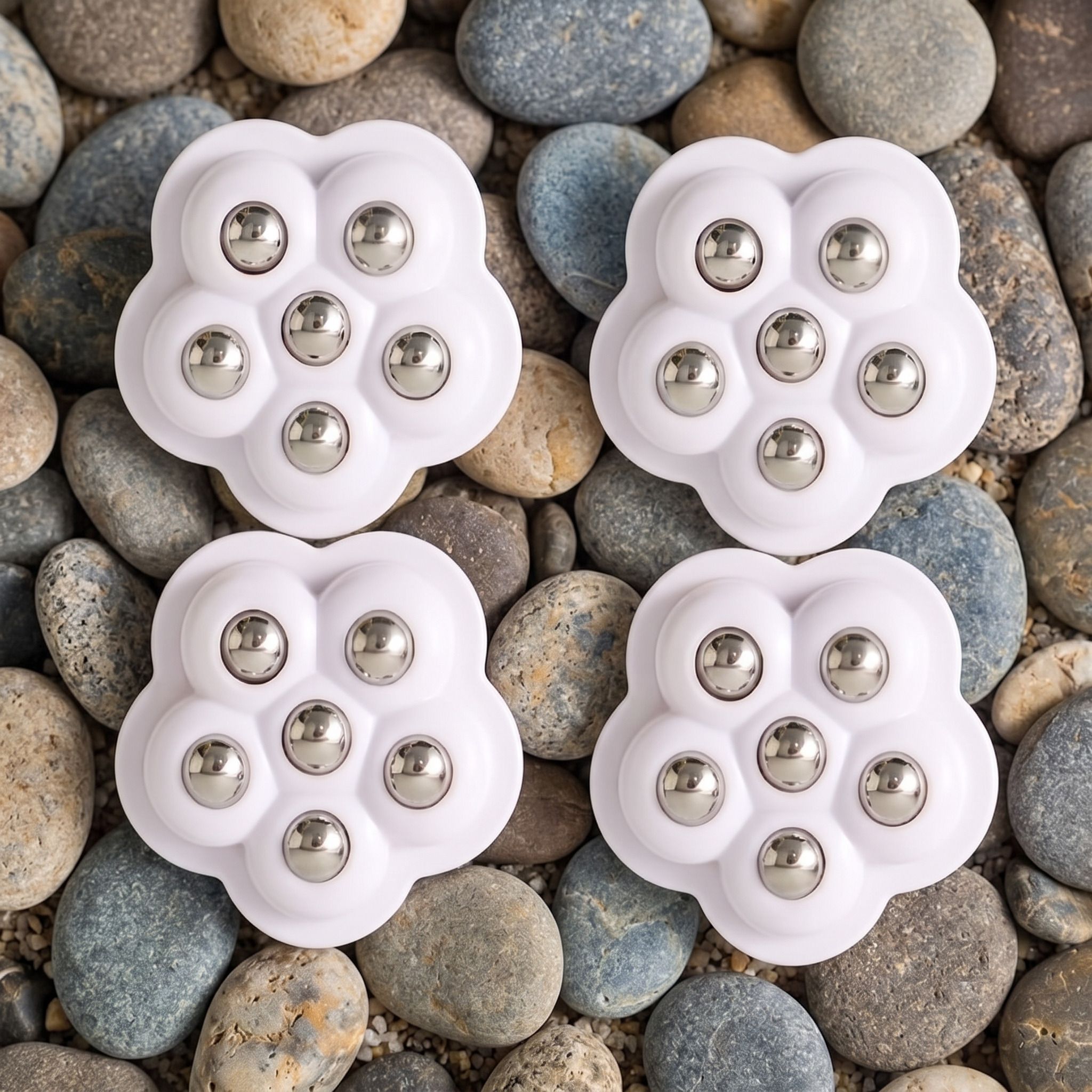 hgc Pack of 4 Mini Swivel Caster Wheels Self Adhesive 360 Degree Storage Box Pulleys Appliance Furniture Caster-picture-23