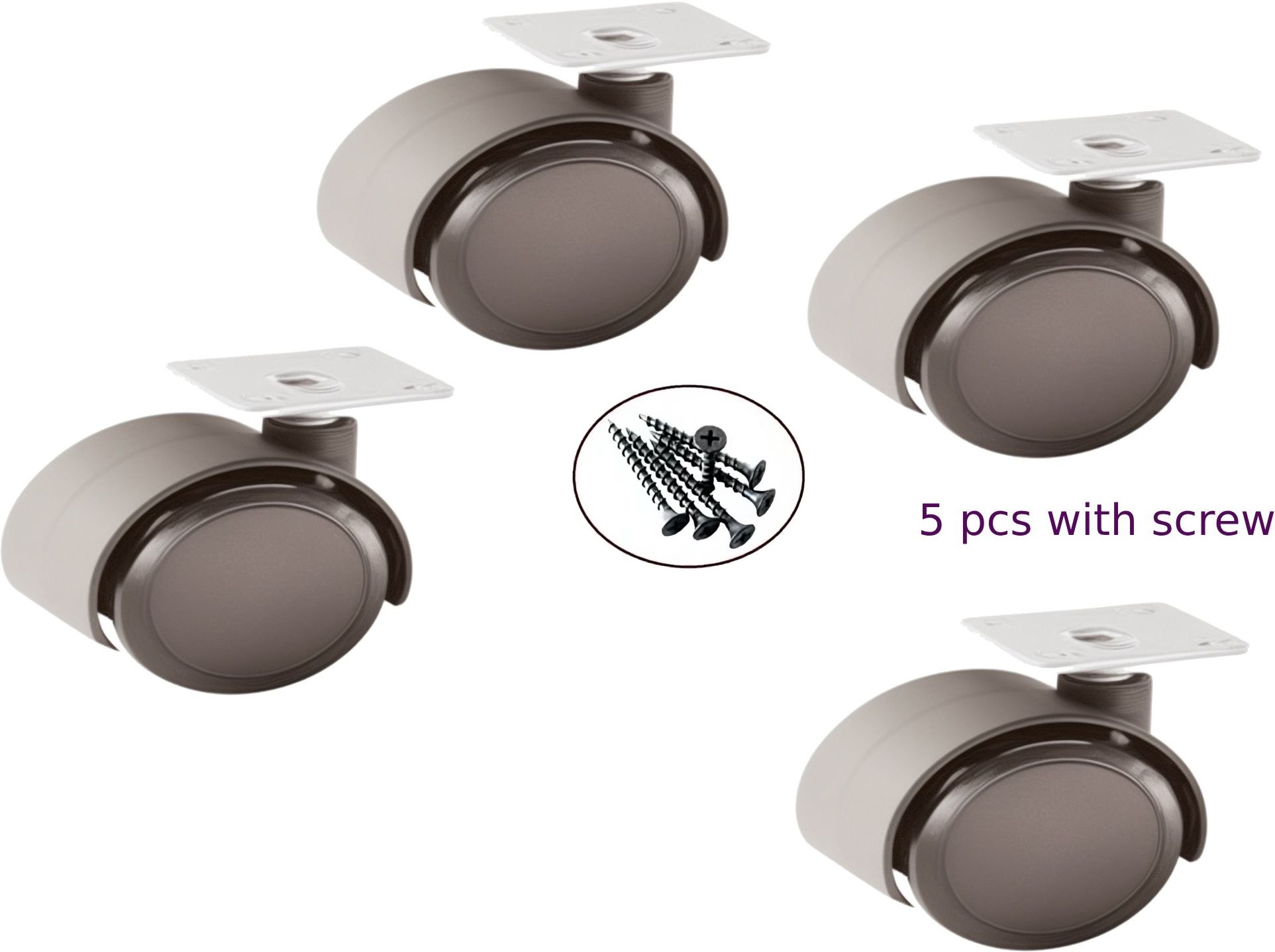 zebrilla Plate Type wheel for table/cooler , set of 4 Appliance Furniture Caster-picture-24