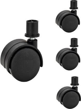 sunaisy Cooler Wheels with 19mm Pillar Size, 360° Rotation, Black, Set of 4 Pices. Appliance Furniture Caster-picture-25