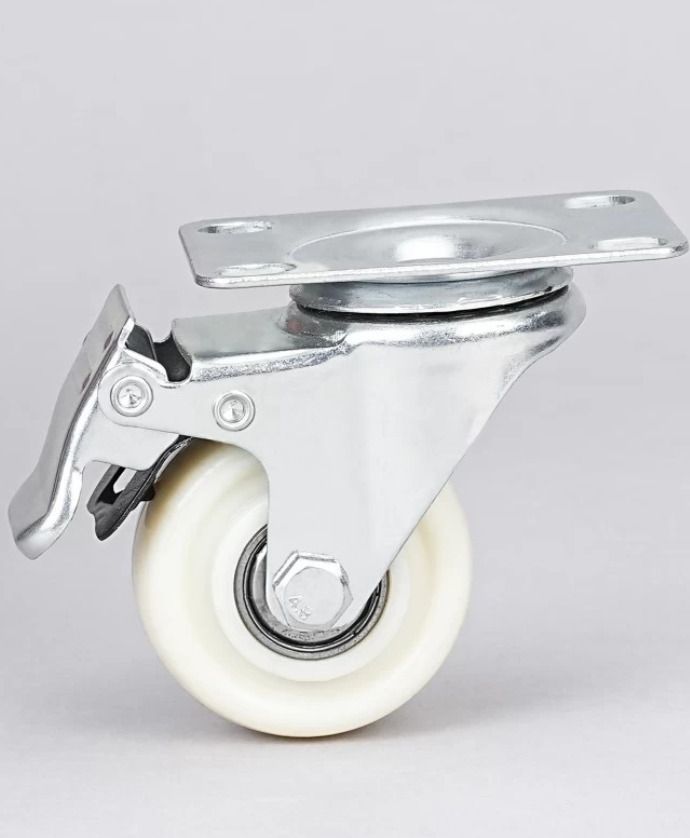 spylock PU Swivel Caster Wheels 360 Degree Top Plate, 2-inch - Pack of 4 Braking and Locking Furniture Caster-picture-19