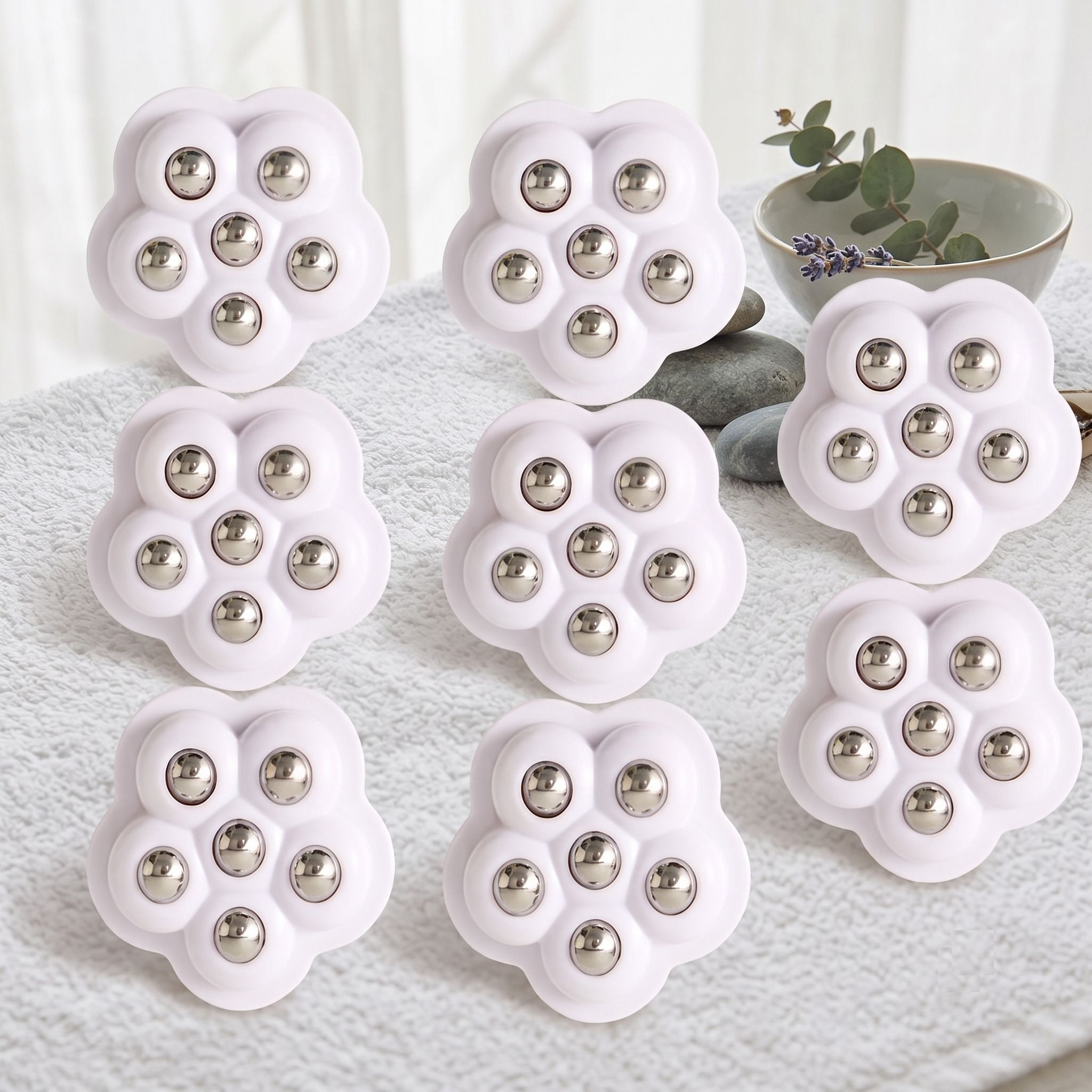 Stick On 360 Degree Mini Caster Wheels for Home Furniture Bins (Pack of 8) Appliance Furniture Caster-image-13
