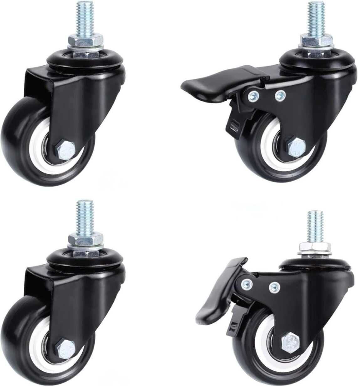 spylock Heavy Duty Caster 360°Rotating Trolley Wheels for Table Furniture Industrial Furniture Caster-picture-19