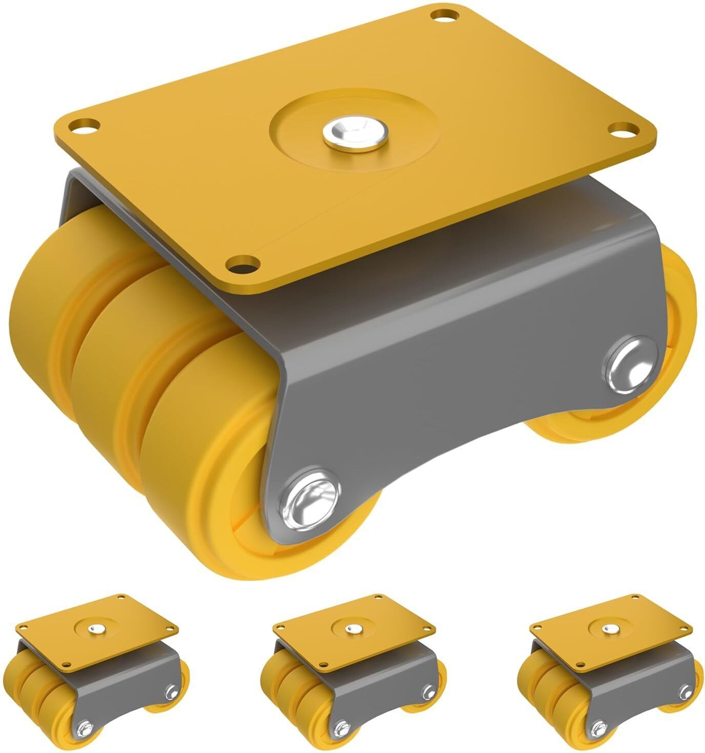 Caster Wheels for Furniture, Heavy Duty upto 500-600Kg,Plate Rotating 360 Degree Swivel Furniture Caster-image-37