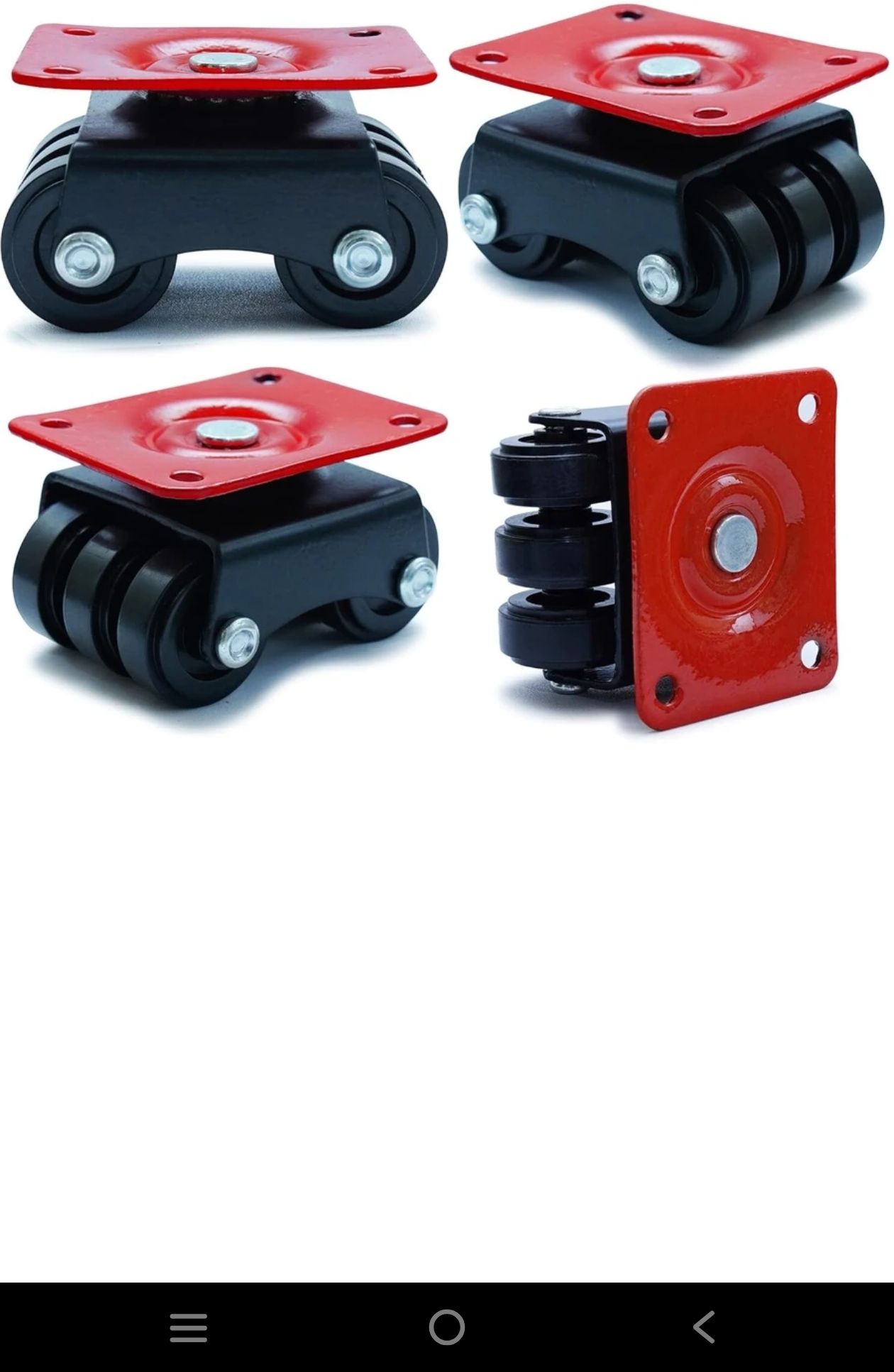 spylock 6 Wheel Heavy Duty Revolving 6X Roller for Furniture Industrial Furniture Caster-picture-23