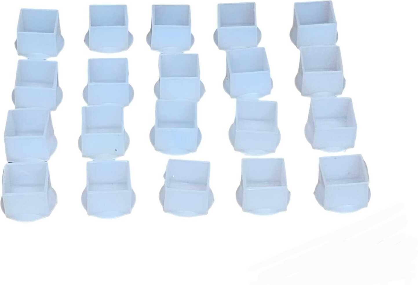 cutina Plastic Square(2x2 cm)Bush Cap|for Furniture table & chair Legs caps Fixed Furniture Caster-picture-15