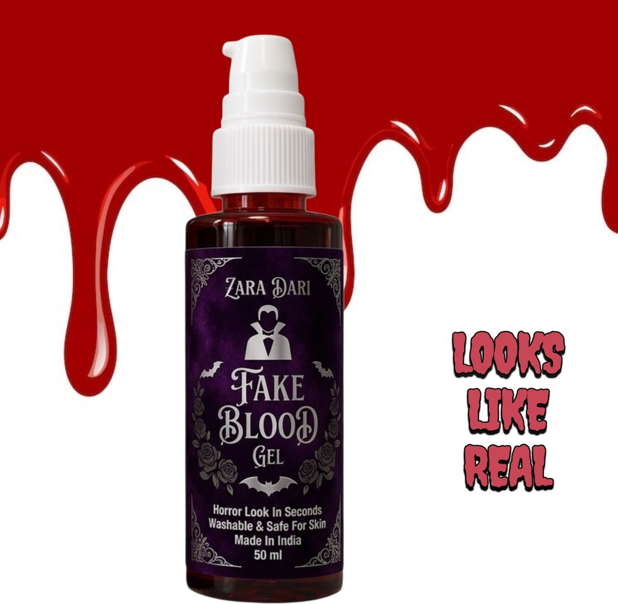 taka saki Fake blood prank for fun washable horror fake wound Nakli khoon Gag Toy-picture-4