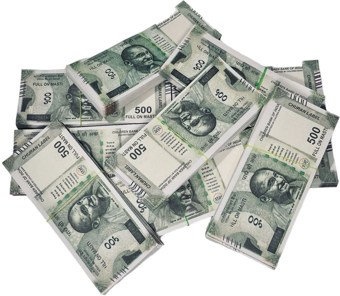 zinnia Dummy currency 500 Rupees Duplicate Money (Pack of 500) Fake Notes Nakli Note Fidget Toy Gag Toy-picture-34